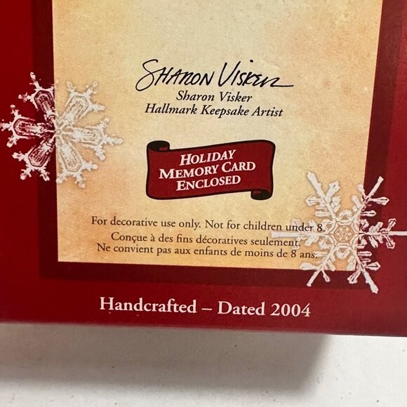 Vintage Hallmark Christmas Ornament 2004 Catch Of The Day Fishing Santa Figurine - Picture 10 of 10